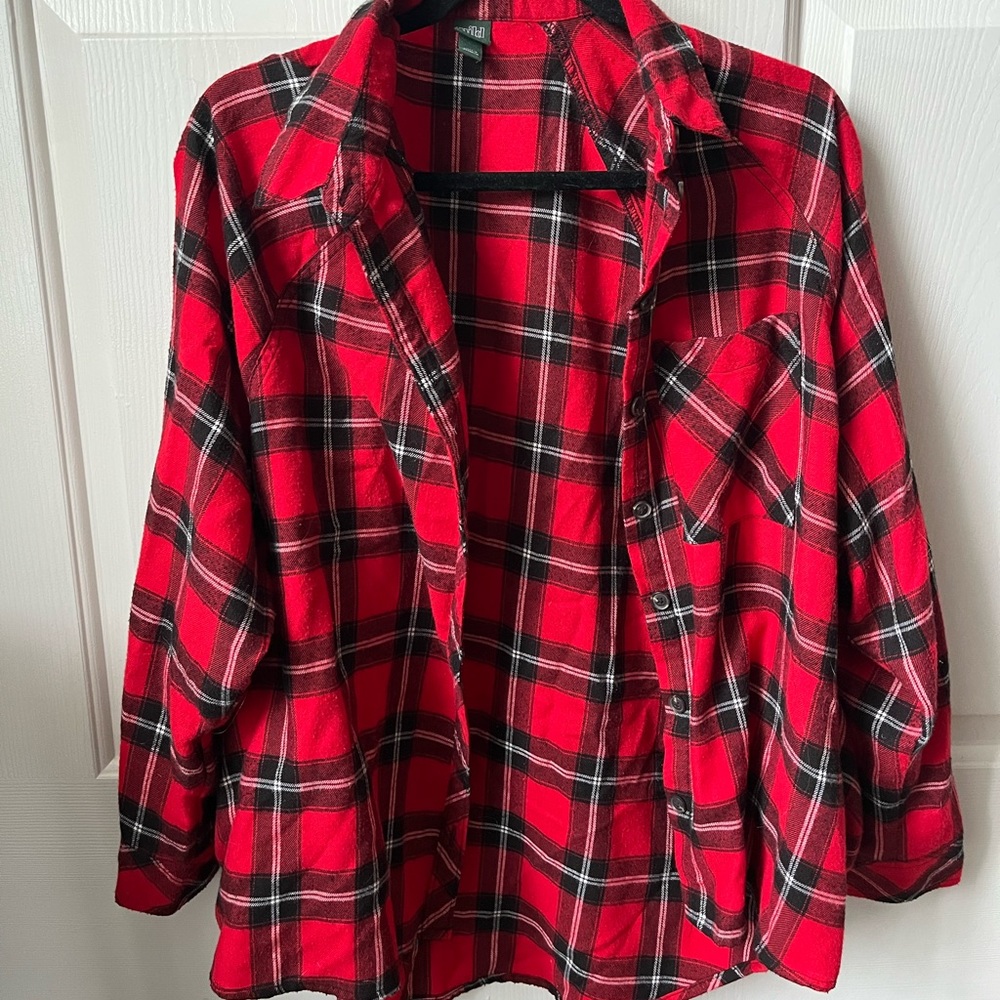 Women’s red flannel